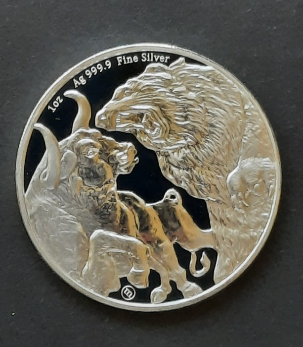 5 Dollars &quot;Bull and Bear&quot;, Tokelau 2022 - A 3245