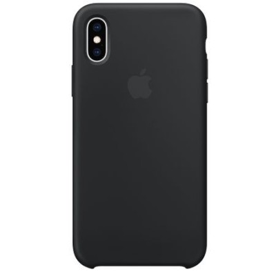 Husa de protectie Apple pentru iPhone XS Max, Silicon, Black foto
