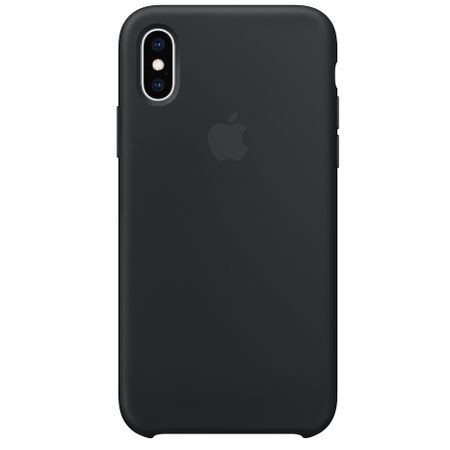 Husa de protectie Apple pentru iPhone X, Silicon, Black