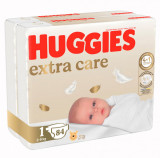 Scutece Huggies, Extra Care, Nr 1, 2-5 kg, 84 buc