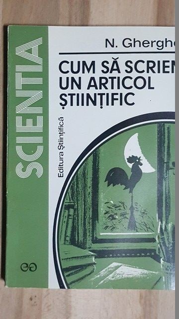 Cum sa scriem un articol stiintific- N. Gheorghe