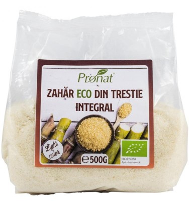 Zahar Integral din Trestie Bio 500gr Pronat foto