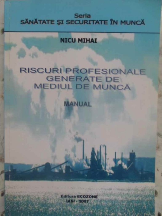 RISCURI PROFESIONALE GENERATE DE MEDIUL DE MUNCA MANUAL-NICU MIHAI-231706