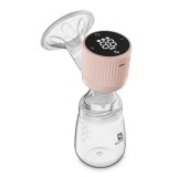 Pompa de san electrica, Lorelli Lila, 3 moduri de operare, functie masaj, 15 niveluri de aspiratie, 180 ml, Pink