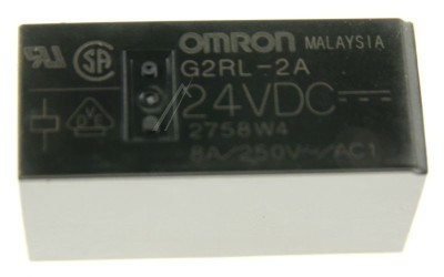 24VDC 8A-250VAC RELEU, 2-CONTACTE G2RL-2A OMRON foto