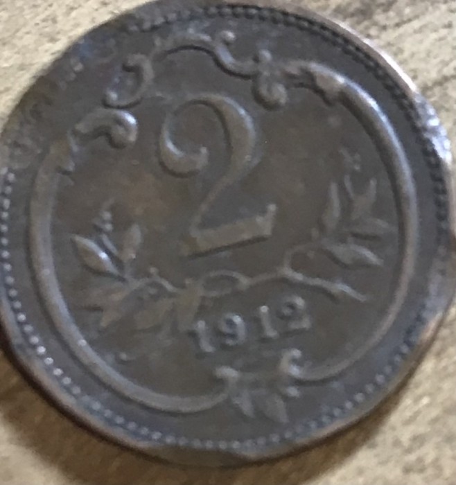 MNDSTR AUT24 Austro-Ungaria 2 hellar 1912