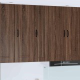 VidaXL Dulap suspendat de bucătărie Stejar &icirc;nchis 30 x 31 x 100 cm 885112