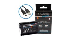 Baterie PATONA platină cu intrare USB-C pentru Nikon 1 V1 EN-EL 15 EN-EL15B EN-EL15C ENEL 15 Z6 Z6II Z6III Z7 Z8