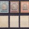 Iran Persia 1918 Definitives Overprint Mi.423 426 427 MLH AM.485