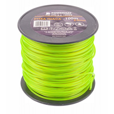 Fir pentru trimmer PM-ZTN-2.4-100G2, 100 m, Powermat PM0981 foto