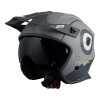 Casca semi-integrala Ufo Plast Sheratan Net Jet, vizor fumuriu, culoare gri mat,... Cod Produs: MX_NEW HE148XL