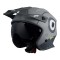 Casca semi-integrala Ufo Plast Sheratan Net Jet, vizor fumuriu, culoare gri mat,... Cod Produs: MX_NEW HE148XL