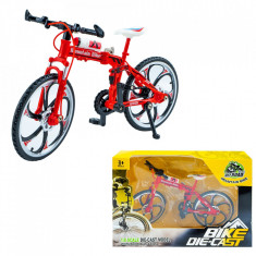 Bicicleta de jucarie din metal, rosu, 5-7 ani, 3-5 ani