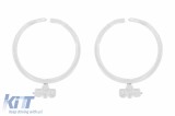 Set de ghiduri de lumina potrivit pentru inel mare pe BMW Seria 5 E60 sedan, E61 touring 2007-2010 pentru modelul cu faruri xenon, stanga si dreapta P