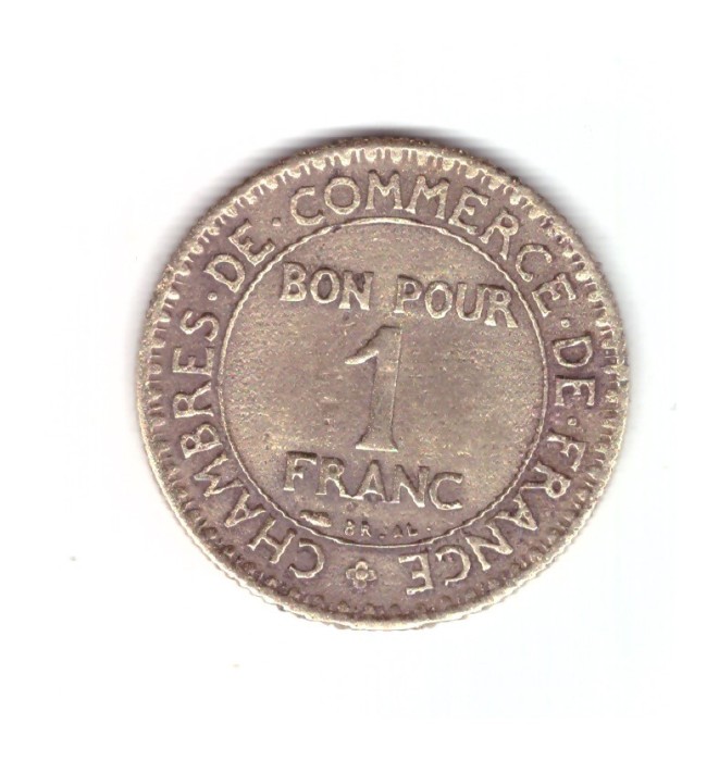 Moneda Franta 1 franc 1925, stare relativ buna, curata