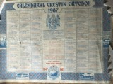 Calendar Crestin Ortodox 1987