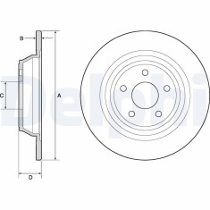 DELPHI BG4703C Disc frana