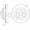 DELPHI BG4703C Disc frana