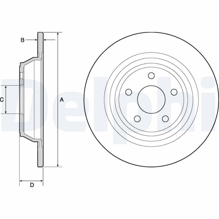 DELPHI BG4703C Disc frana
