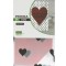 Perdea de dus cu model inimi, mesaj Good Morning gorgeous, multicolor, 180 x 180 cm