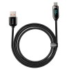 CABLU alimentare si date Baseus, Dynamic Fast Charging Data Cable pt. smartphone, USB (T) la USB Type-C (T), 66W, braided, 2m, negru, &quot;CASX020101&quot; (in
