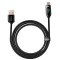 CABLU alimentare si date Baseus, Dynamic Fast Charging Data Cable pt. smartphone, USB (T) la USB Type-C (T), 66W, braided, 2m, negru, &quot;CASX020101&quot; (in