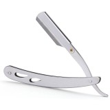Brici Profesional Barbierit Fata/Cap MyStyle, Otel Argintiu + 1 Rezerva - Brici Barbati Safety Razor