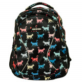 LAMONZA Rucsac scoala CATS MULTICOLOR 45X30X21 CM ProVoyage Vacation