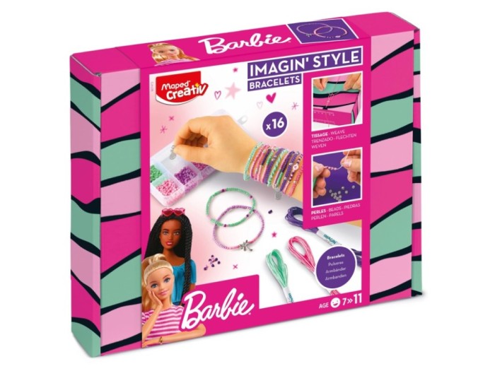 Set creativ Maped Barbie Imagin'Style Bratari