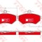 Set placute frana,frana disc AUDI A4 Avant (8E5, B6) (2001 - 2004) TRW GDB1366DTE