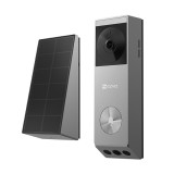 Sonerie Video Wireless EZVIZ EP3X PRO 1080p, Alimentata cu Baterii, Comunicare Bidirectionala, Vedere Nocturna, IP65, Stocare 32GB
