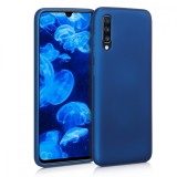Husa pentru Samsung Galaxy A70, Silicon, Albastru, 48430.64