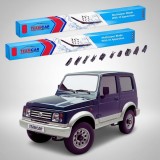 Cumpara ieftin Ștergătoare Suzuki Samurai SJ 1987-2004 | Set Față Flat Premium &ndash; TeamCar&reg;