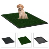 Toaleta animale companie tava &amp; gazon artificial 76x51x3cm WC GartenMobel Dekor, vidaXL