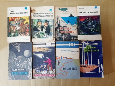 52 vol Jules Verne (Arhipelagul &amp;icirc;n flăcări Africa Australă Aventuri ale unui chinez &amp;Icirc;n fața steagului &amp;Icirc;nt&amp;icirc;mplări neobișnuite Drumul gloriei etc.) foto
