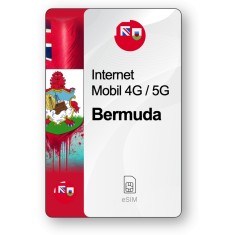 eSIM Internet Bermuda, valabil 7 zile, trafic 1 GB, Standard