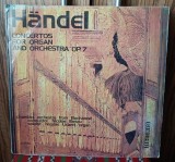 Disc vinil ( dublu album )H&auml;ndel* - Dirijor Nicolae Iliescu Orgă solist Nicolae Licareț - Concerte pentru orgă și orchestră NM