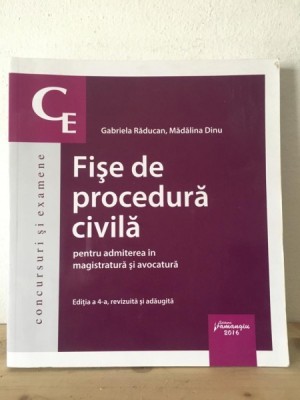 Gabriela Raducan, Madalina Dinu - Fise de Procedura Penala. Pentru admiterea in magistratura si avocatura foto