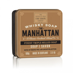 Sapun barbati The Manhattan soap in a tin, 100 g