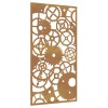 Decor perete gradina 105x55 cm design roti zimtare otel Corten