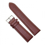Cumpara ieftin Curea de ceas din piele naturala anti-alergica Maro 18mm 20mm 22mm - A-812
