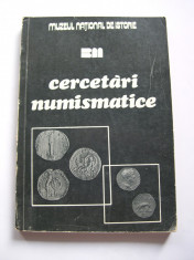 Cercetari numismatice V. - Muzeul National de Istorie foto