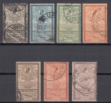 ROMANIA 1903 LP 56 REGELE CAROL I EFIGII SERIE STAMPILATA, Stampilat