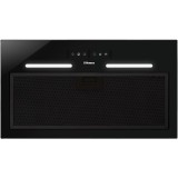 Hota incorporabila decorativa Hansa OMP6553BGH, Putere de absorbtie 462mc/h, Iluminare LED, Touchless - Control prin gesturi, 55 cm, Negru