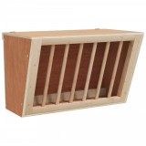Cumpara ieftin Hranitor pentru fan de iepuri, 37x18,5x23 cm, lemn masiv brad
