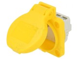 Conector Alimentare AC Galben 250VAC 16A 2P+PE