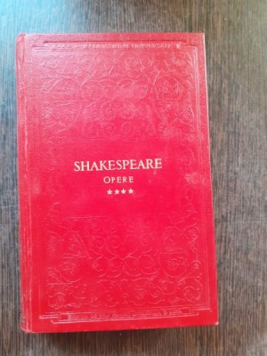 SHAKESPEARE, OPERE 4 (IMBLANZIREA SCORPIEI, HENRIC AL IV PARTEA I, HENRIC AL IV PARTEA II) foto