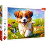 PUZZLE TREFL 500 CATELUL FERICIT SuperHeroes ToysZone