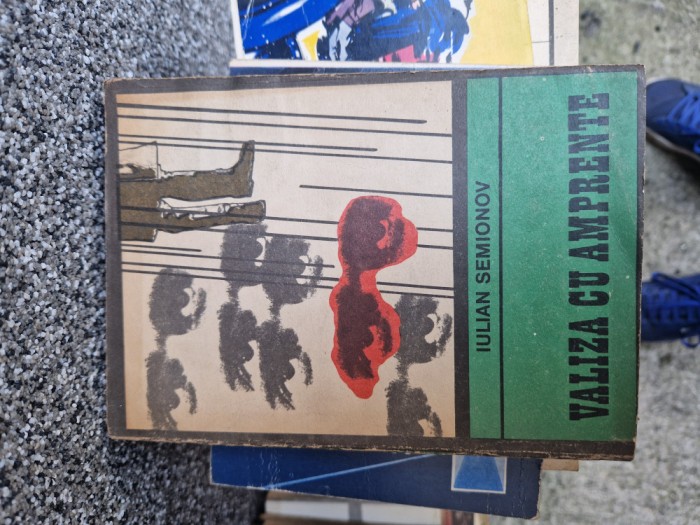 Valiza cu amprente vintage