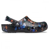 Saboti Crocs Classic Printed Floral Clog Negru - Black/Multi